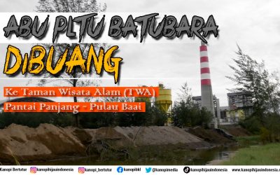 Limbah abu PLTU batu bara dibuang ke TWA Pantai Panjang Bengkulu, KHLK harus cabut izin PT TLB  